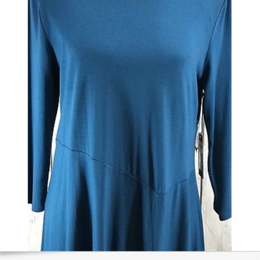 Vince Camuto Women Blue Long Sleeve Dress - Picture 3 of 7